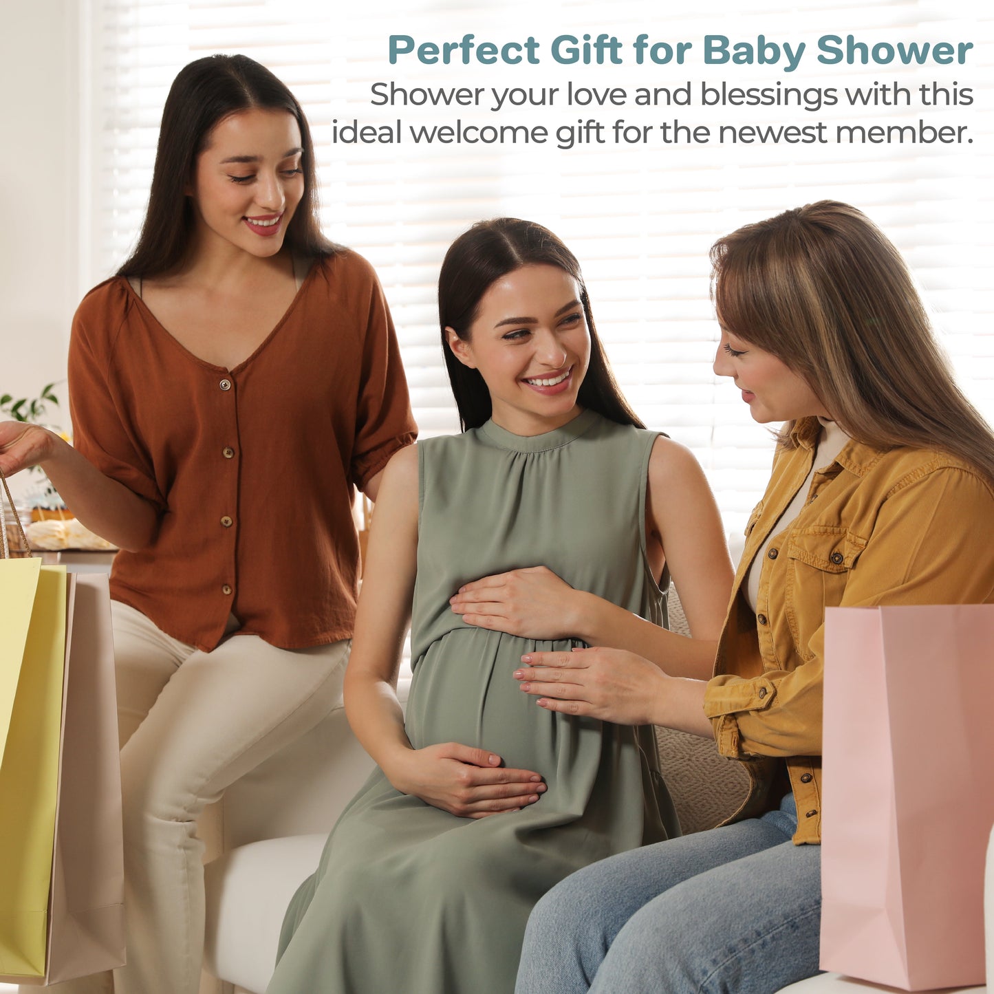 Bath Hooded Towels & Washcloths Set for Babies, 23-Piece Gift Set, Gray Lion