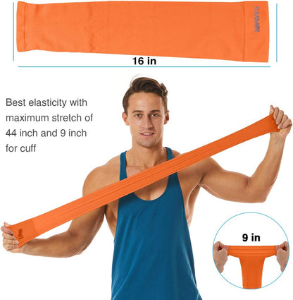KMMIN Arm Sleeves UV Protection for Driving Cycling Golf Basketball