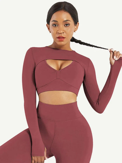 3 Piece Yoga Set Seamless Women Gym Sport Suit Gym Set